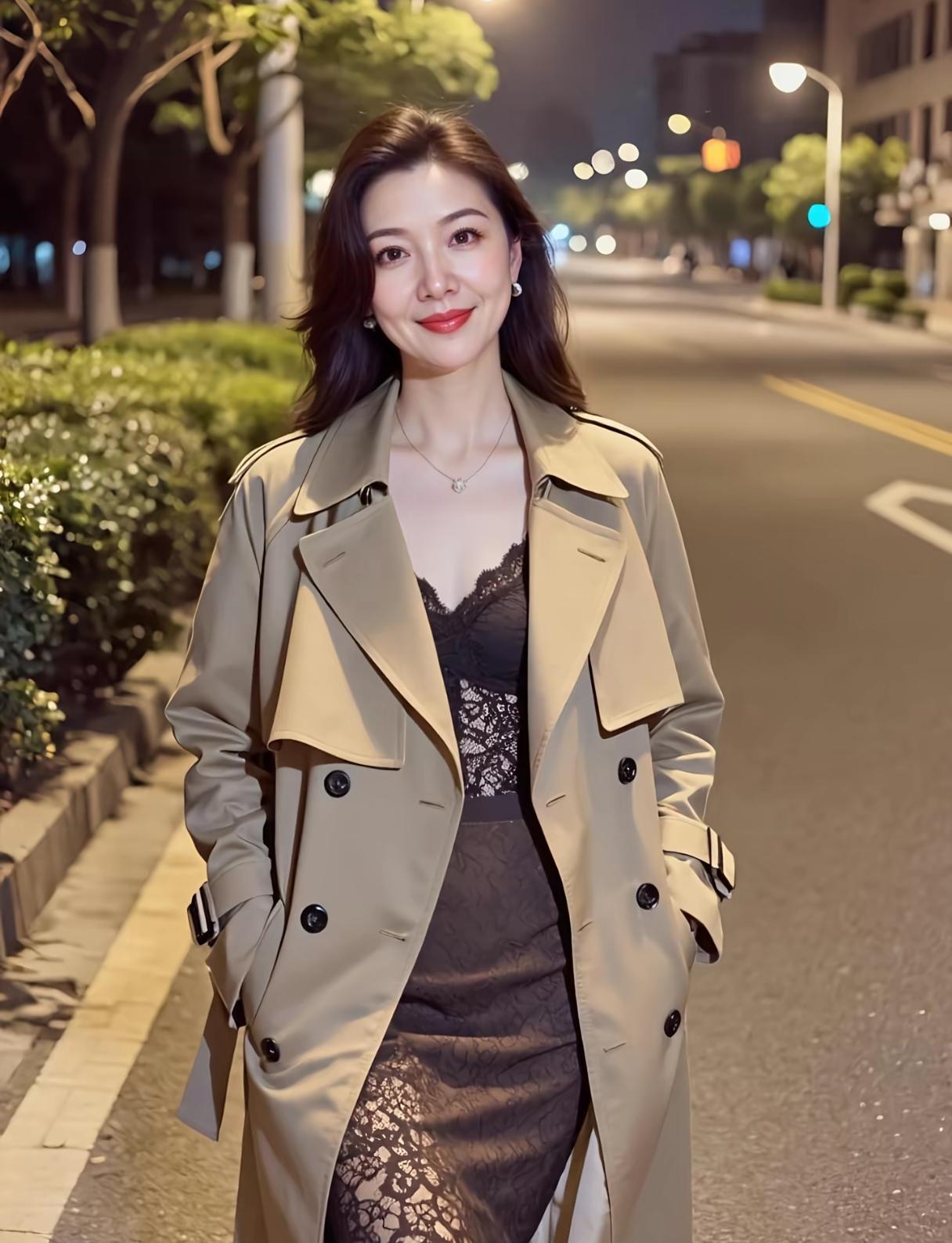 风衣是女人的第二张脸[玫瑰][玫瑰]