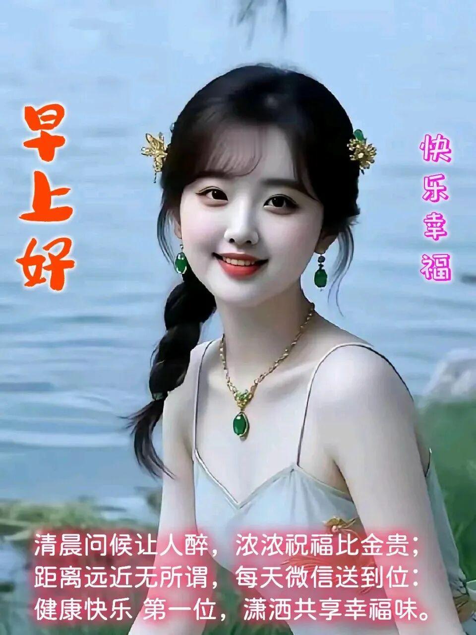 开心路上度年华，留下健康看晚霞；人生就像一朵花，花开花落美如画；看淡人生诸多事，