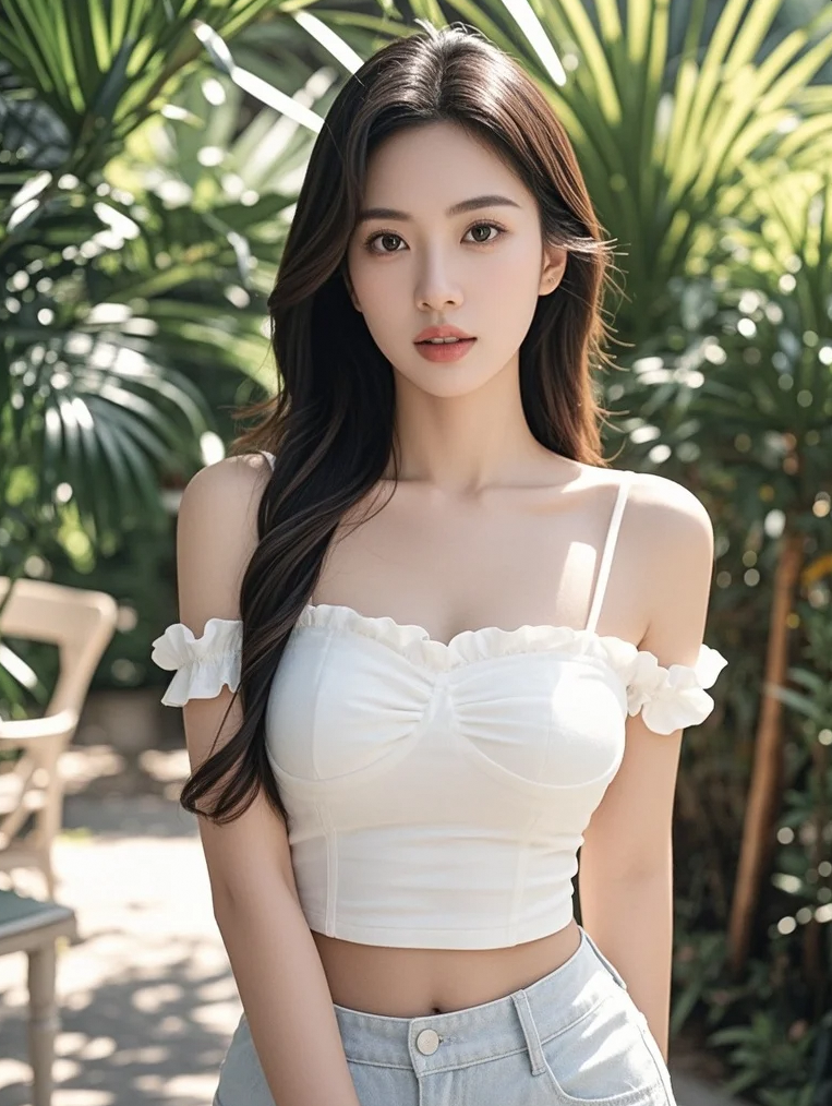 发丝轻舞间，颜值如诗画，这样的清新美人谁不爱？