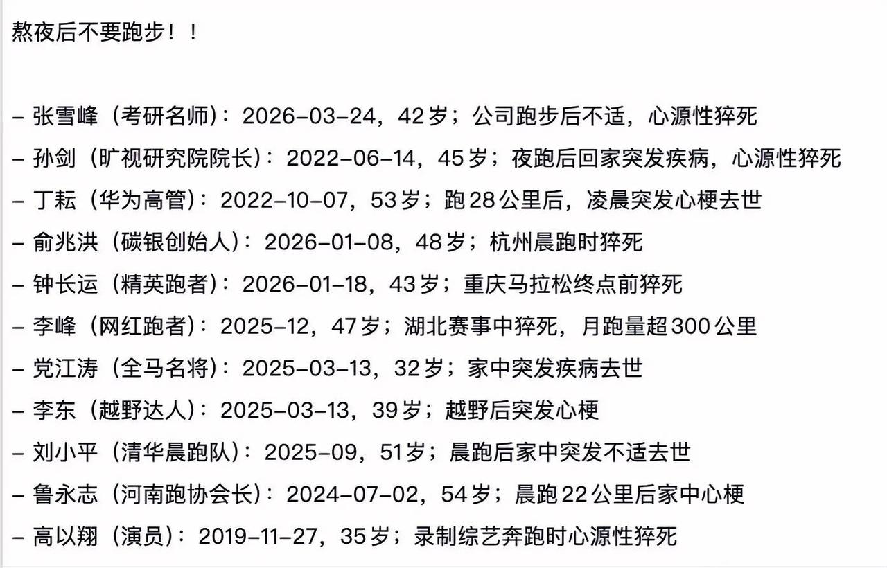 都是跑步惹的祸？