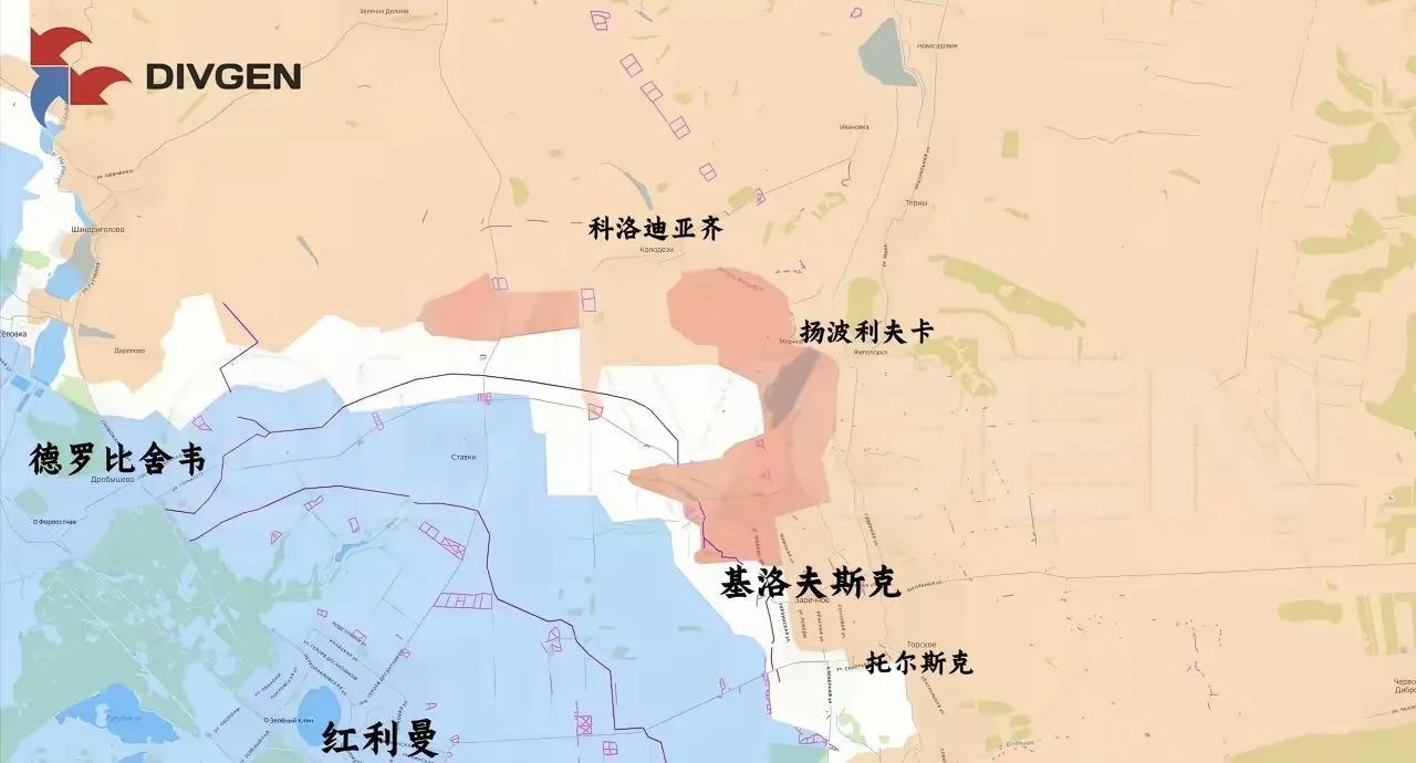 红利曼俄军步步紧逼，乌军陷入被动困局。俄军的钳形攻势在顿巴斯森林中不断推进，