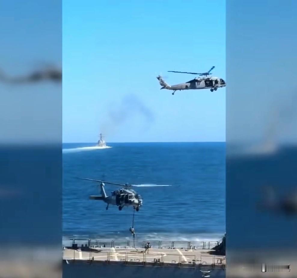 俄罗斯的护航舰队为何不击落登船检查的美军直升机？贝拉1号还是没有逃脱魔掌，在