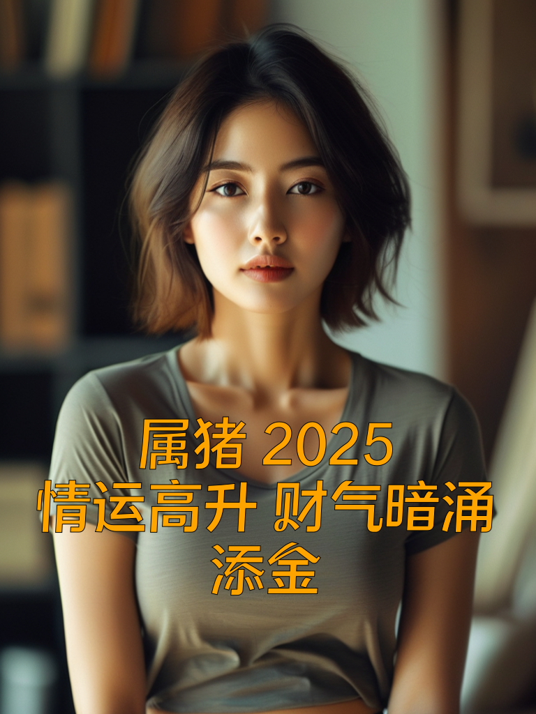 属猪2025：情运高升，财气暗涌添金