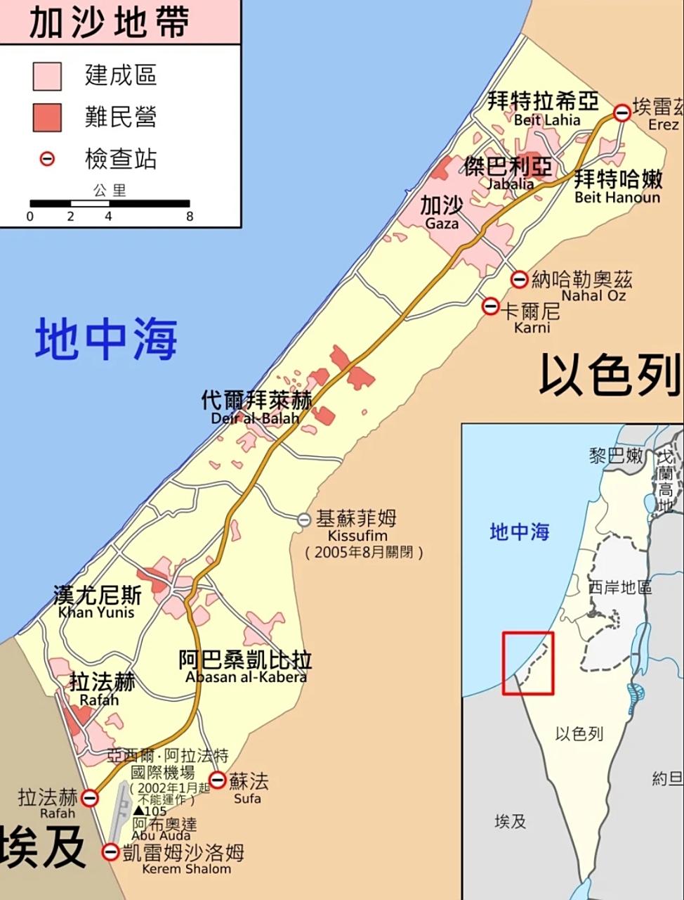 加沙地带民众还能怎么生活？加沙地带本来就是一个弹丸之地，又经过了两年多的反复