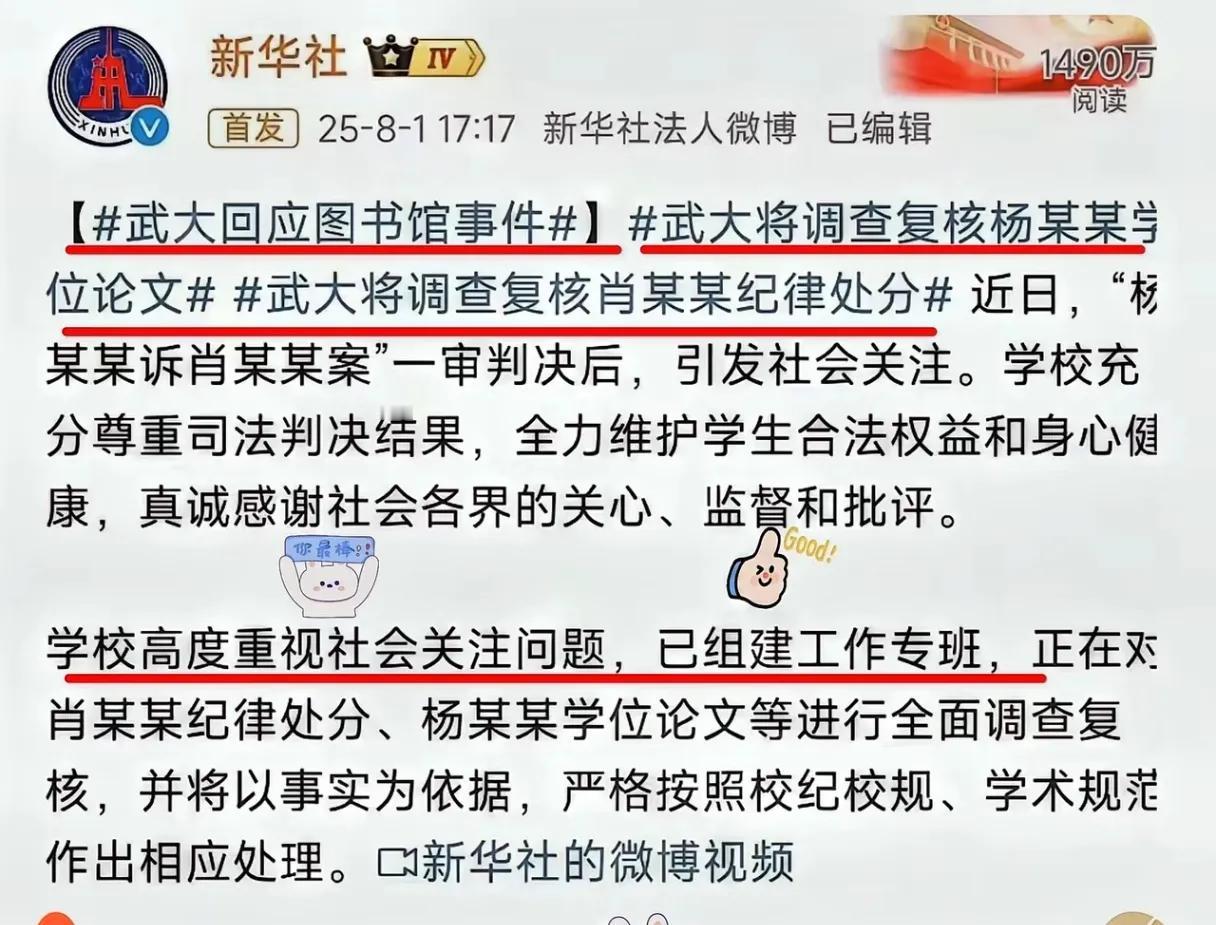 杨某媛这辈子值了，无论结果如何。央视、人民日报、新华社都关注过她。虽然没有名垂青