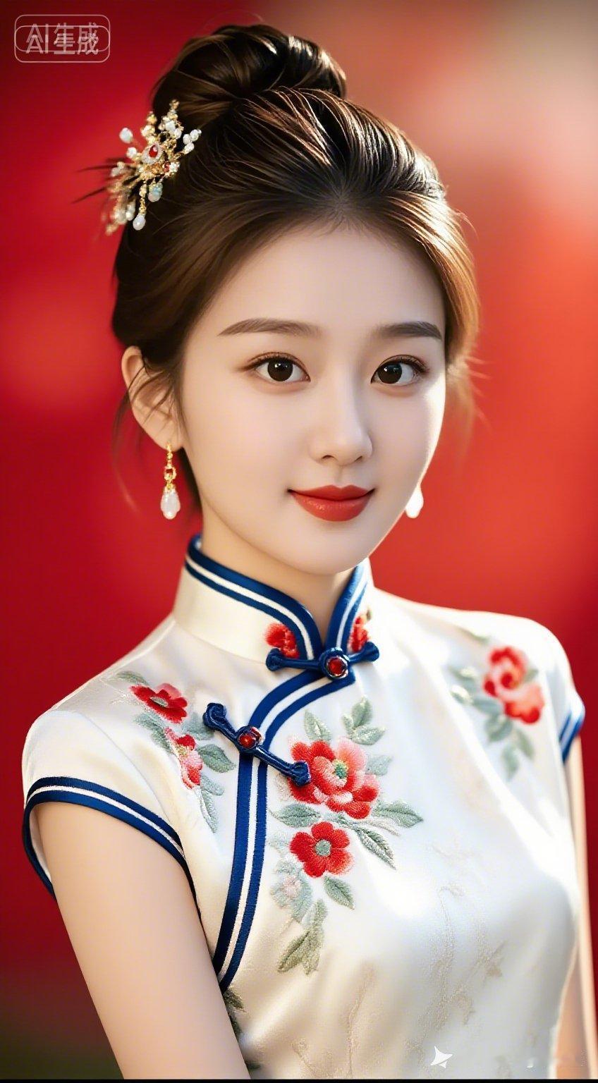 古典优雅，花枝招展的旗袍美人，韵味十足！