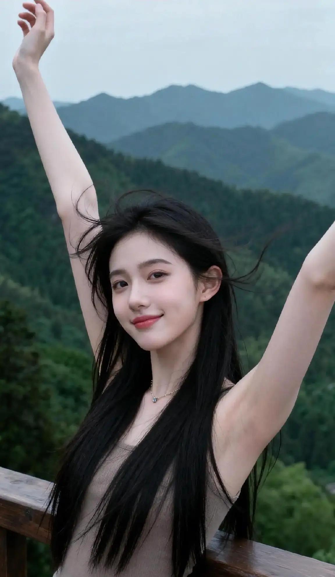 只要和你一起，你永远是最美的风景美少女美景分享