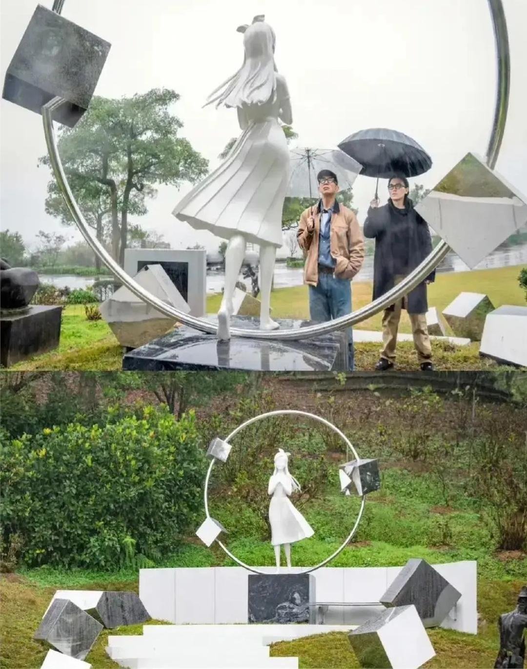 在台北墓园，憔悴的具俊晔对着韩综镜头哽咽：“是我没拦住她...医生不让出院，我该