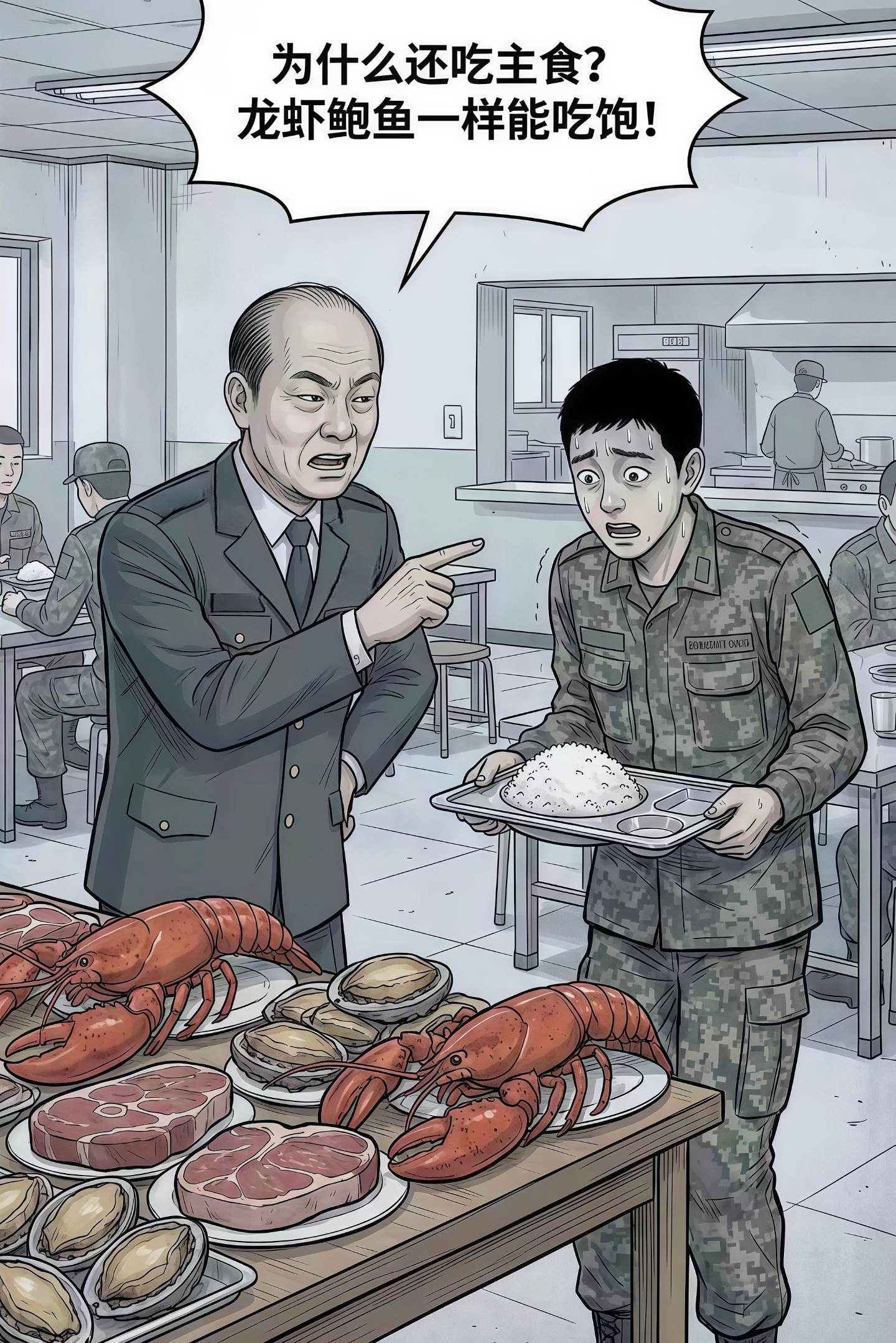 为什么还吃主食?龙虾鲍鱼照样能吃饱！