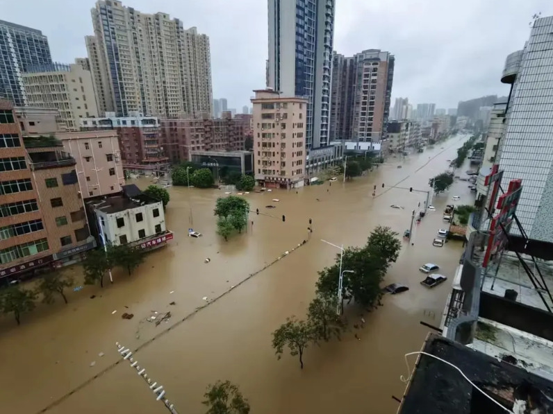 没想到广东这次连续几天的雨水带来的洪灾这么严重，从目前来看，惠州、深圳、东莞、肇