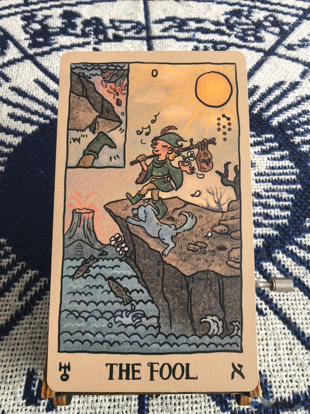 星座♈白羊座｜今日塔罗：愚人🎈🌬️白羊主星轻盈发散，今日勇气值拉