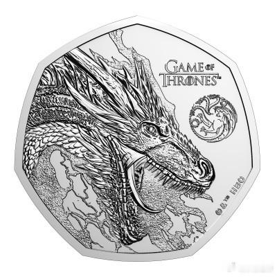 英国-0.50英镑-《权力的游戏》-火-铜镍合金-未流通品