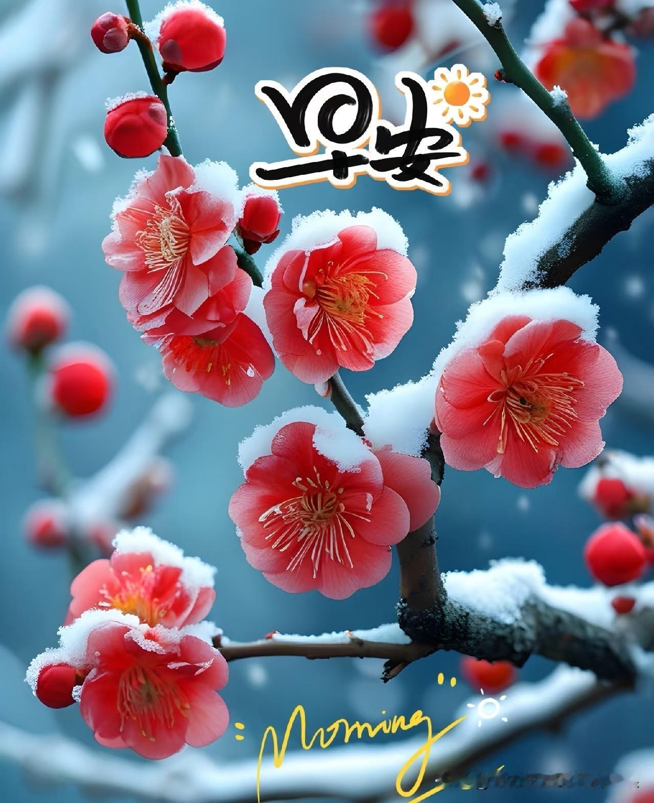 腊月初九，周二早安。愿你今天心里有光，脚下有路，忙而不乱，累也值得。