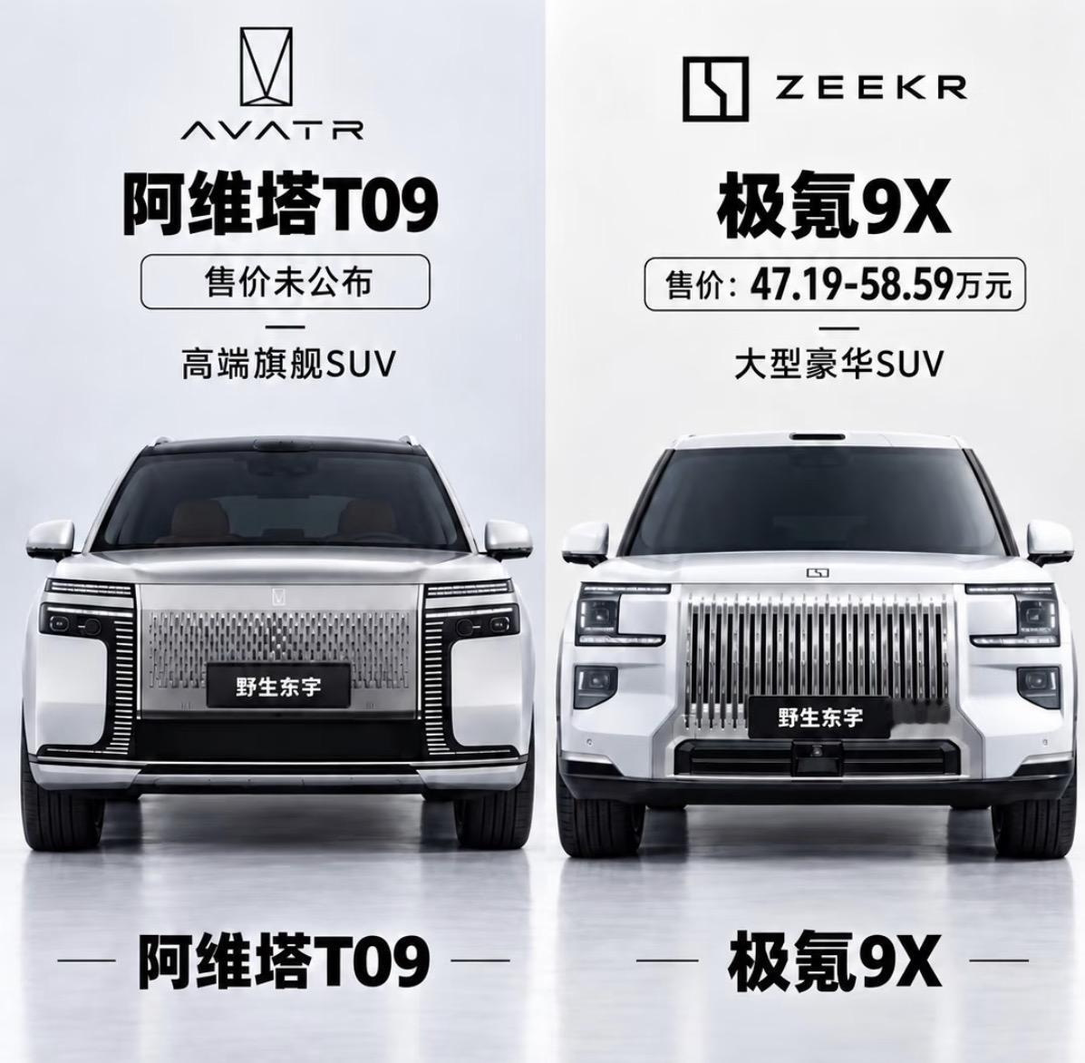 现在瞄准高端大型豪华SUV市场，摆在面前两台热度很高的新车：一台是还没公布售价的