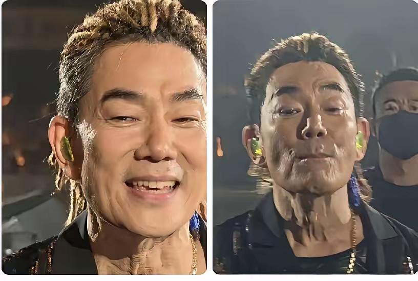 我的妈呀，这是任贤齐吗？我还以为是任我行呢这太夸张了吧，怎么老成这了，年龄不是