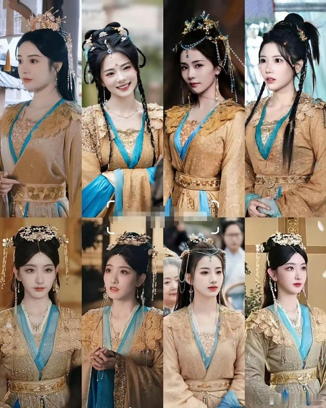 短国这是合买了白鹿这套衣服吗？怎么这么多人都在穿​​​