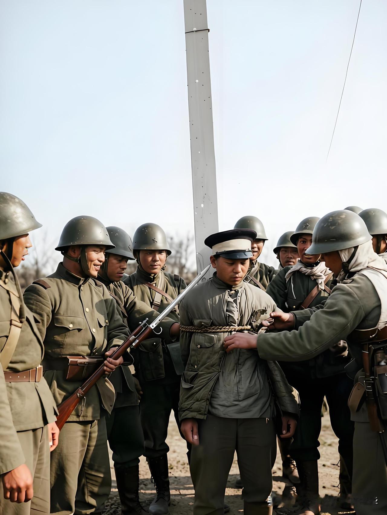 刺刀抵胸绝不低头！1931年，这群中国警察打响东北抗战第一枪一张震撼人心的