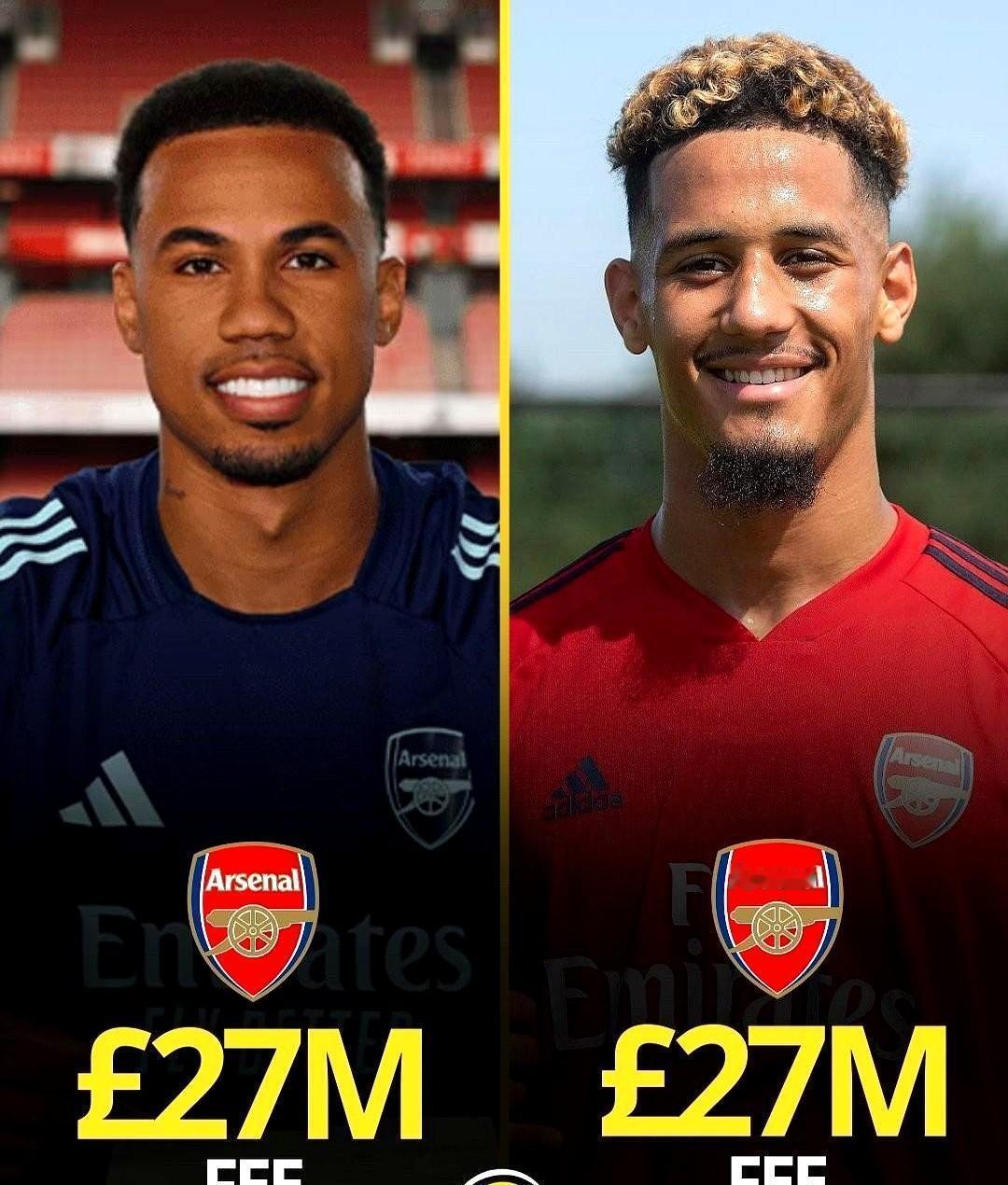 阿森纳没砸钱买大牌，却用五千多万捡了俩璞玉。萨利巴踢出欧冠水准，加布里埃尔像堵