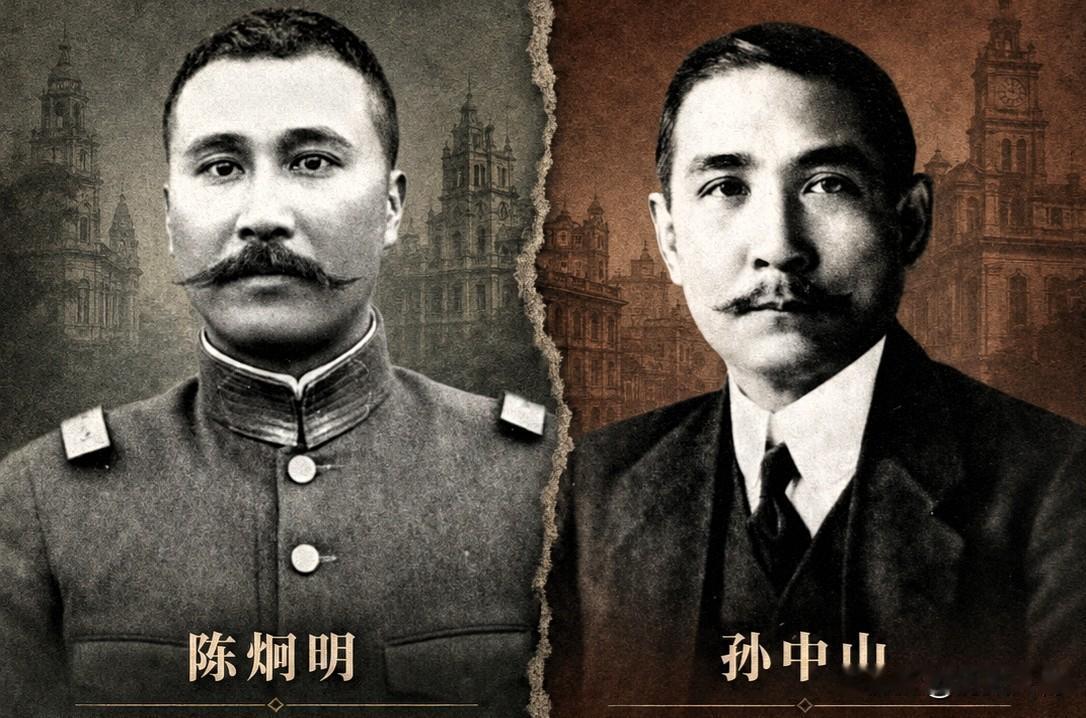 陈炯明与孙中山，为何的决裂？二者核心分歧在于统一路径。孙中山坚持武力统一，
