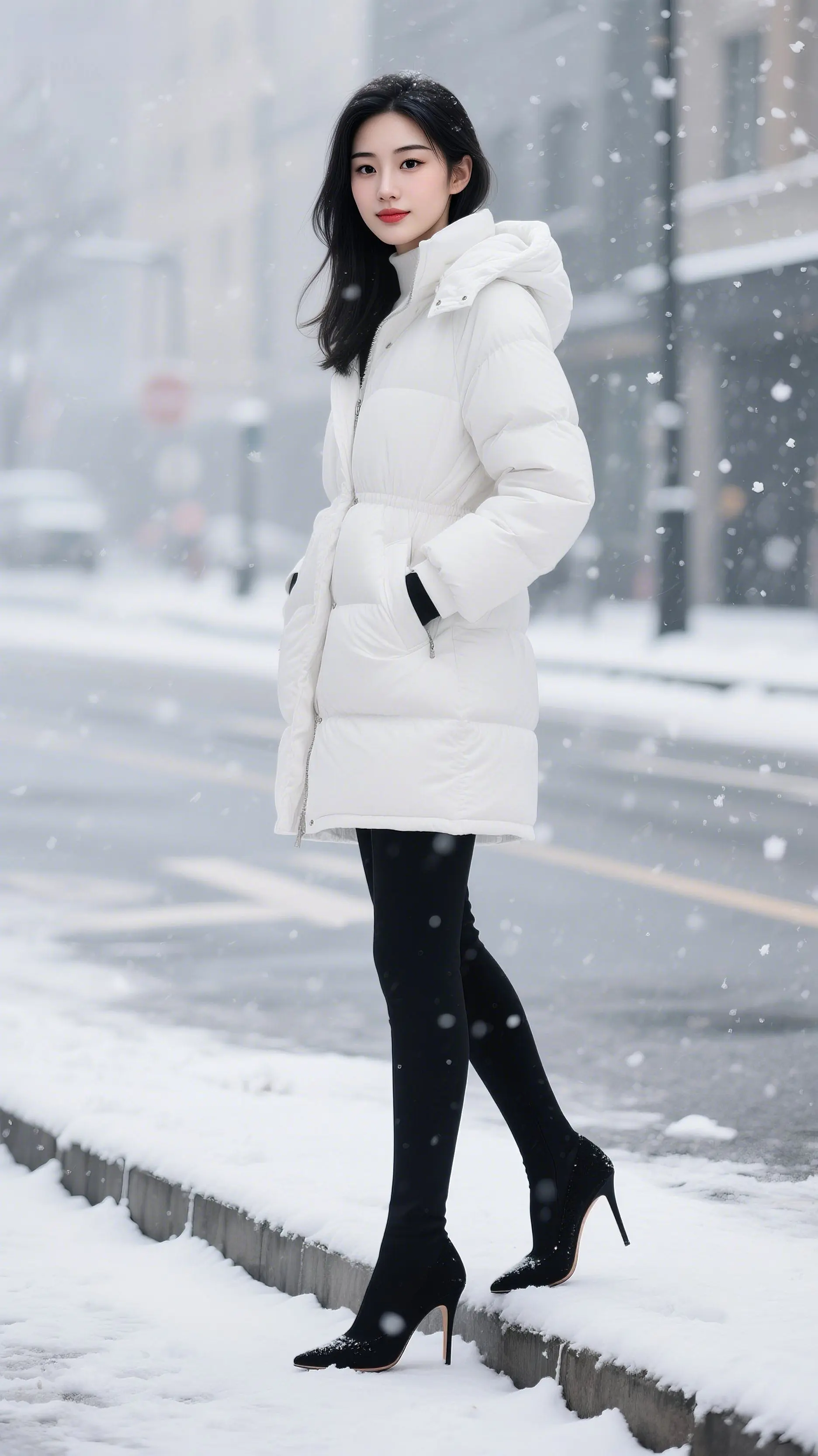 踩在雪地里的每一步，都是冬天的专属浪漫✨