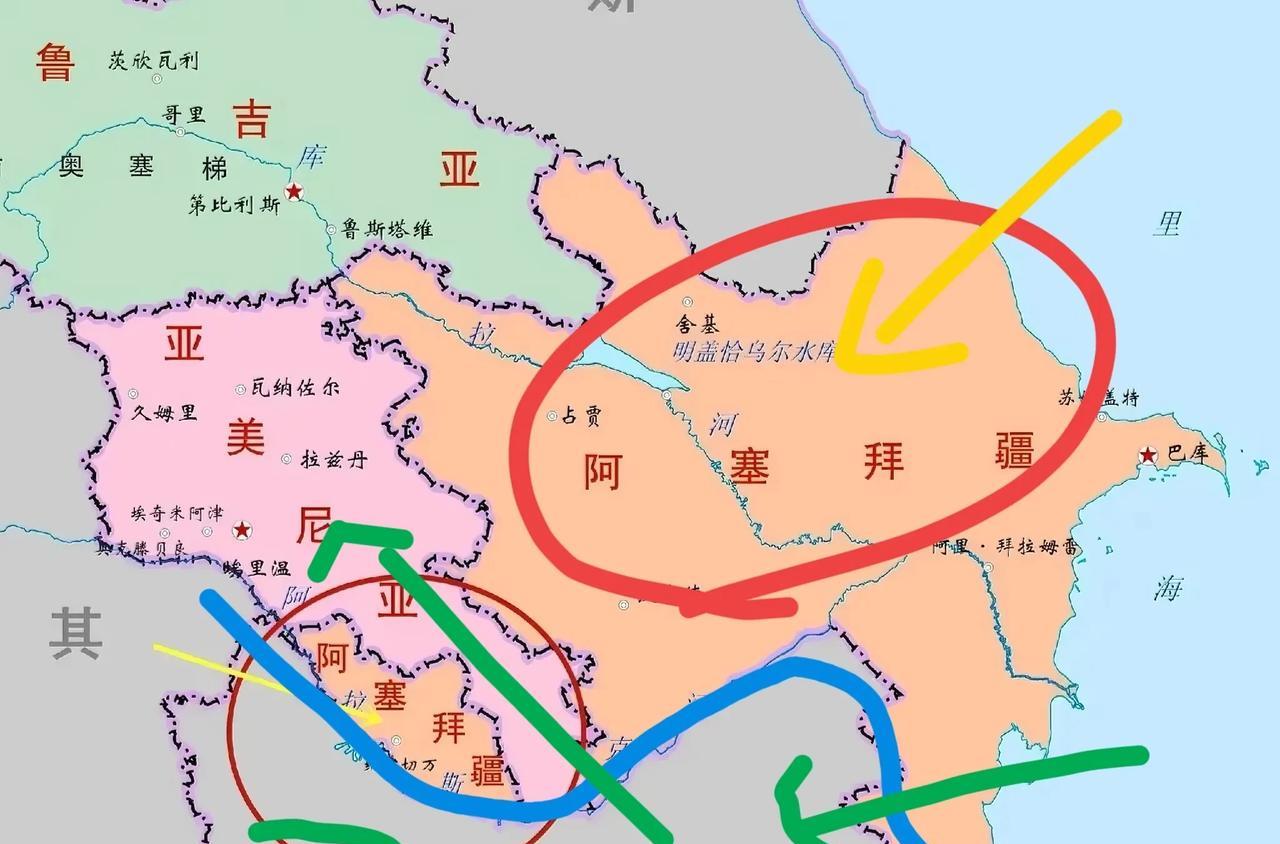 落井下石的邻居来了伊朗或迎来地面战，阿塞拜疆坦克沉兵阿伊边境，根据俄罗斯《沙皇堡