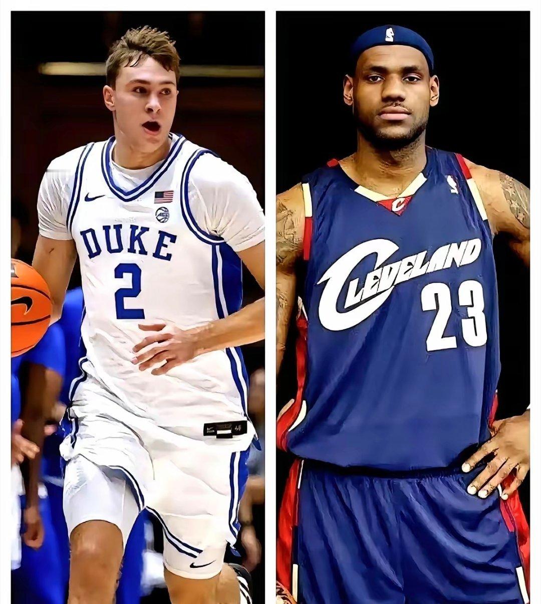 别再拿弗拉格和詹姆斯比了，根本不是一个档次的！弗拉格新秀赛季场均15.5分6.3