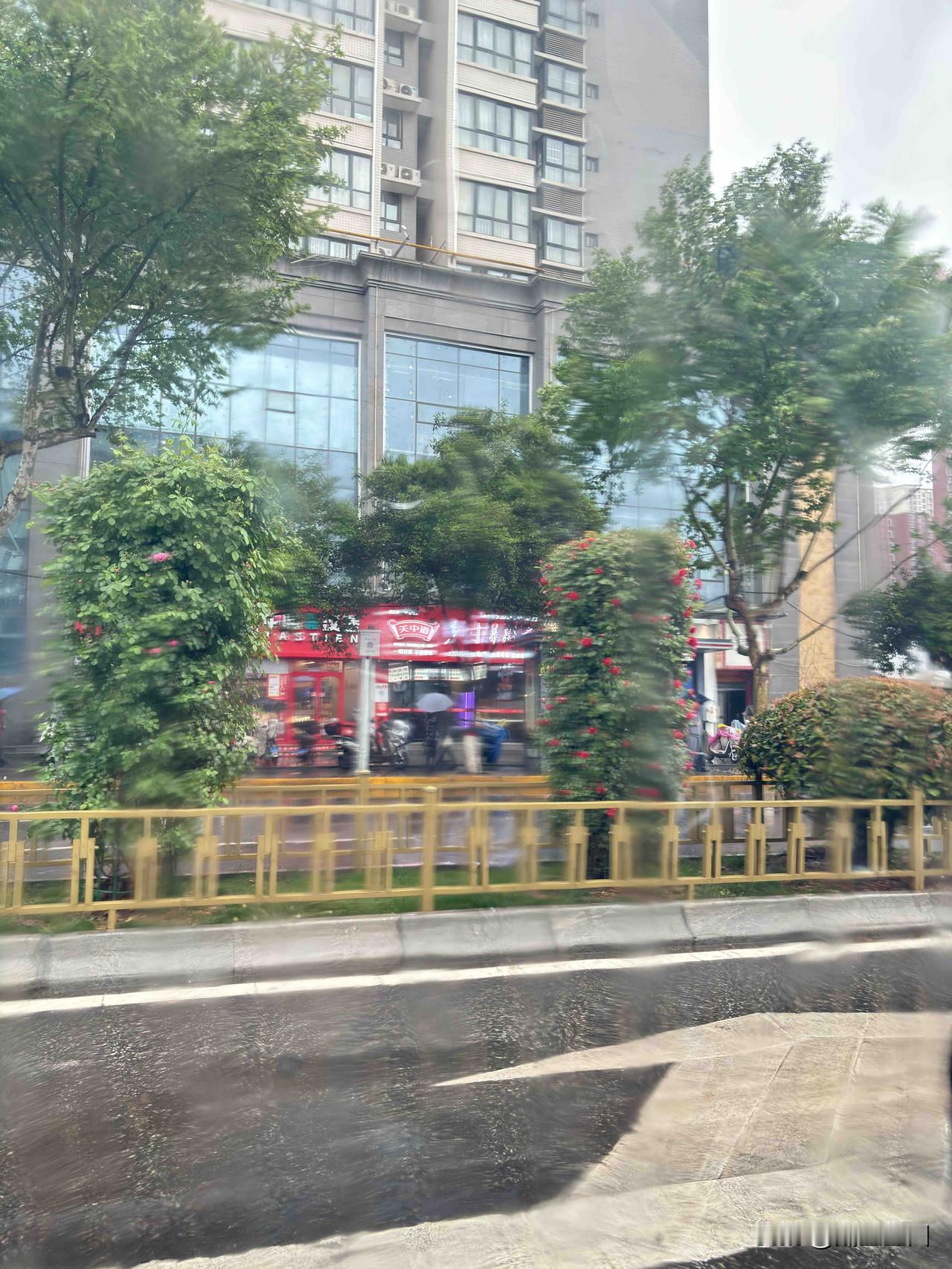 今天中午在三原县人民银行大街十字口吃了一碗爆肚面，这个店名叫关中道乡村爆肚面，这