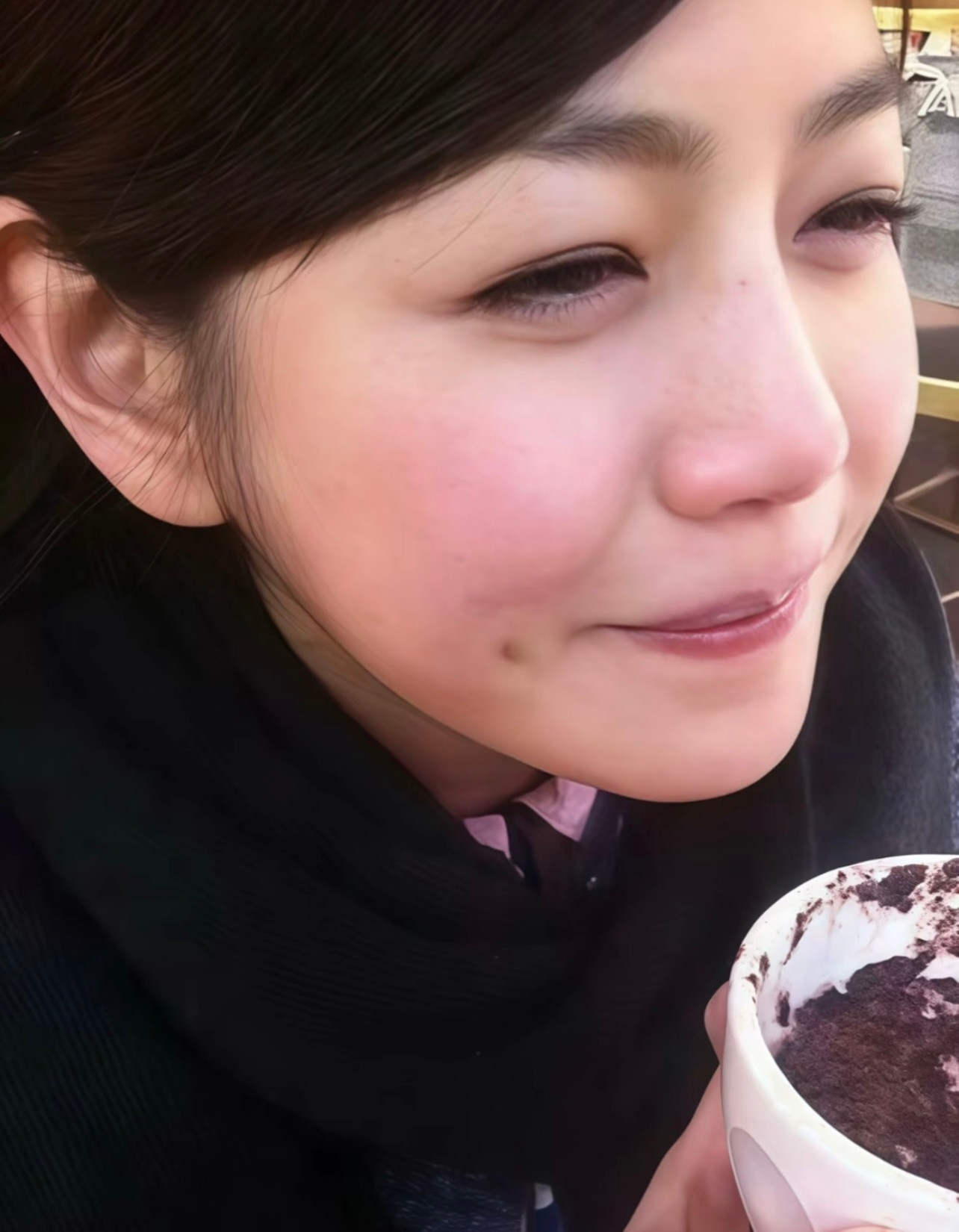 怎么有人这么多年了还是这么嫩？！娃娃脸小酒窝，陈妍希不愧是能演沈佳宜的女人