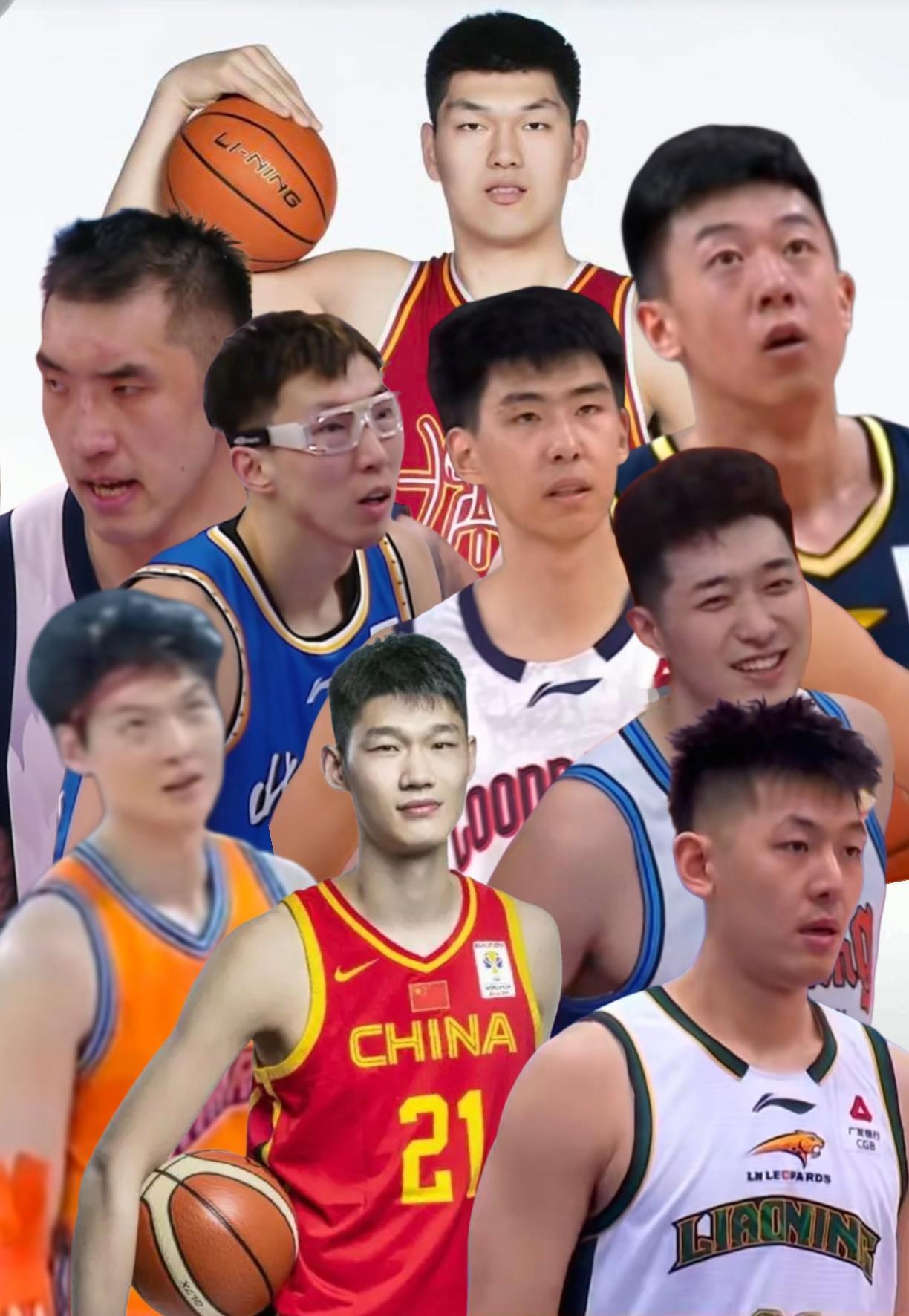 CBA20位本土中锋分为三档：第一档胡金秋——28岁，身高211cm；篮下终