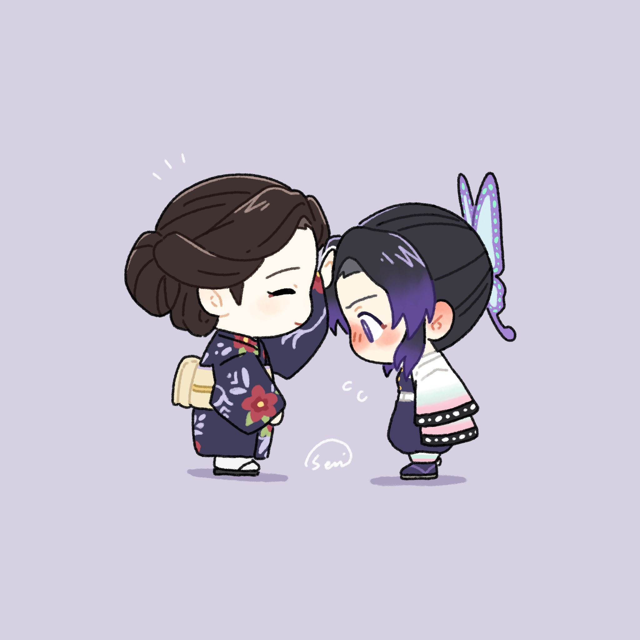 鬼灭之刃摸摸头