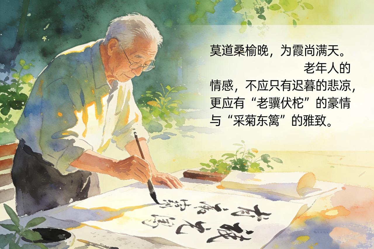 老去的是容颜，不老的是对生活的热爱。在人生的下半场，学会与自己和解，与岁