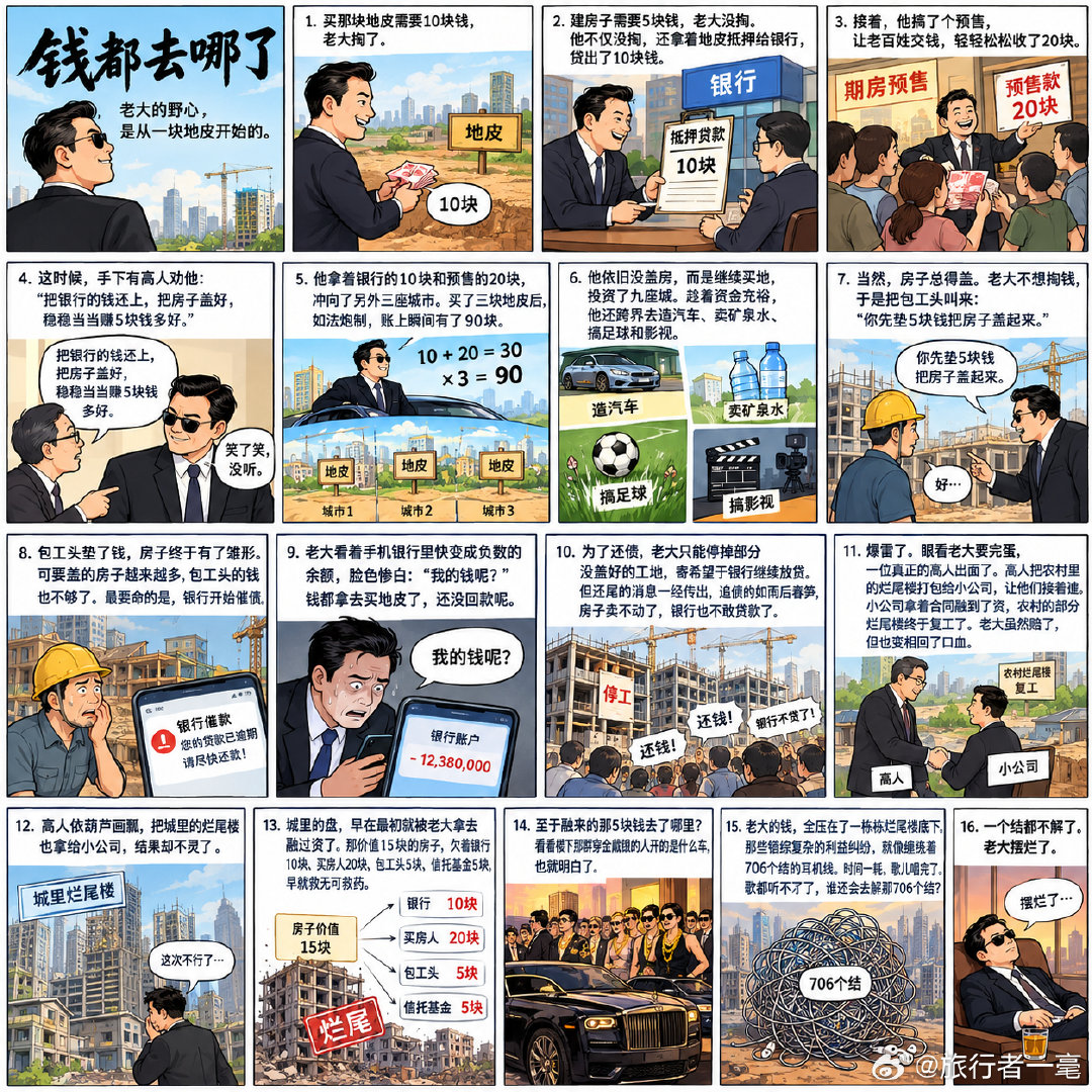 #恒大的钱去哪了#这就是恒大模式​