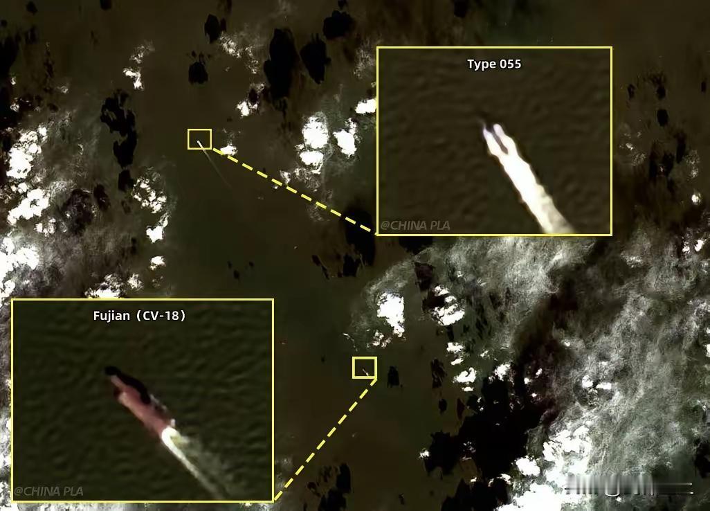 福建舰又出军港训练啦，太让人兴奋！这次是福建舰入列后的首次海上实兵训练，由它和延