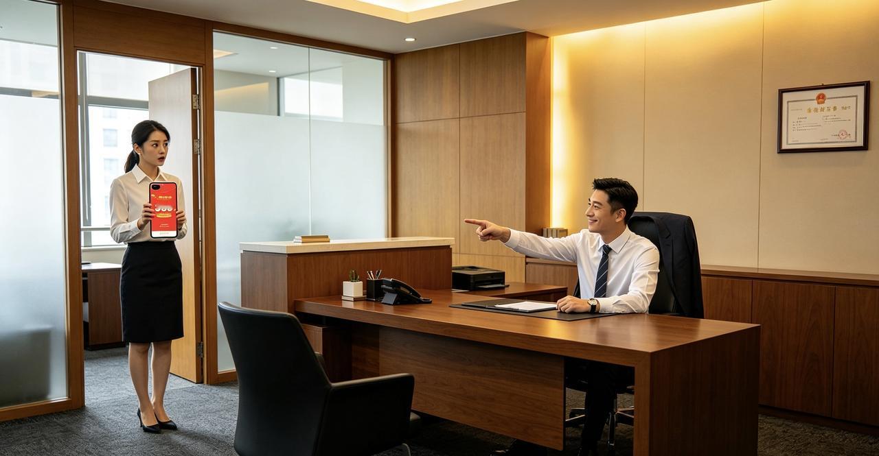 发薪日我给前台姑娘转了888元红包，开玩笑说等我年薪200万就娶你，第二天董事长