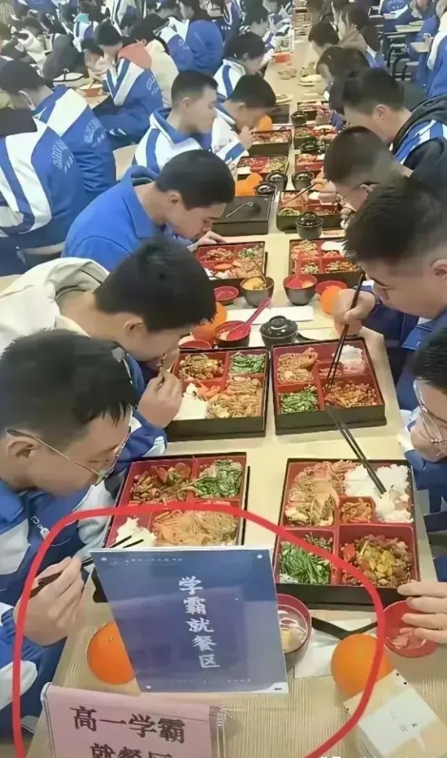 学校单独设个学霸就餐区，真的合适吗？学霸也不代表人生就能一直领先啊，说不定将来还