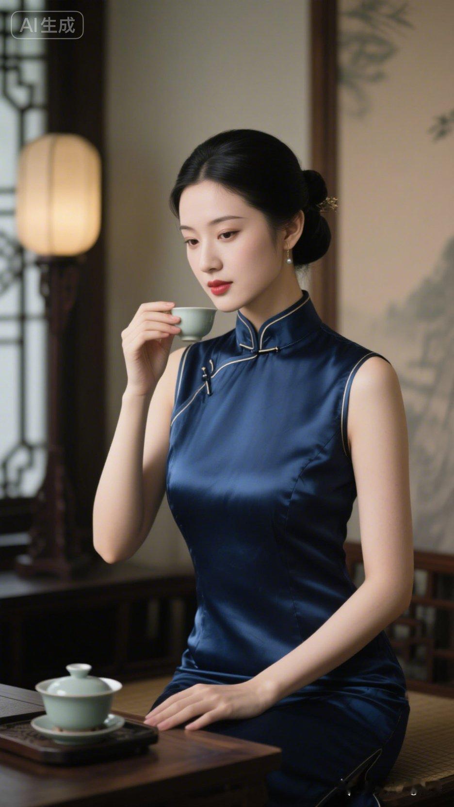 沉静的午后，品味茶香，感受生活的宁静与美好。