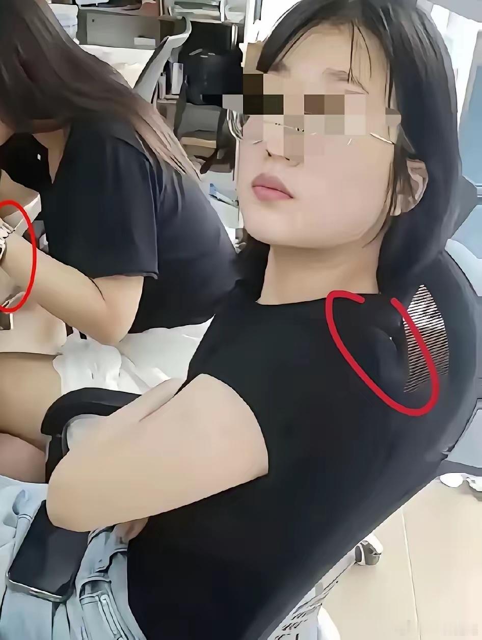 网传她已经被公司处理了！网友还发现她疑似衣服标签没有撕，衣服标签没拆？服了这种人