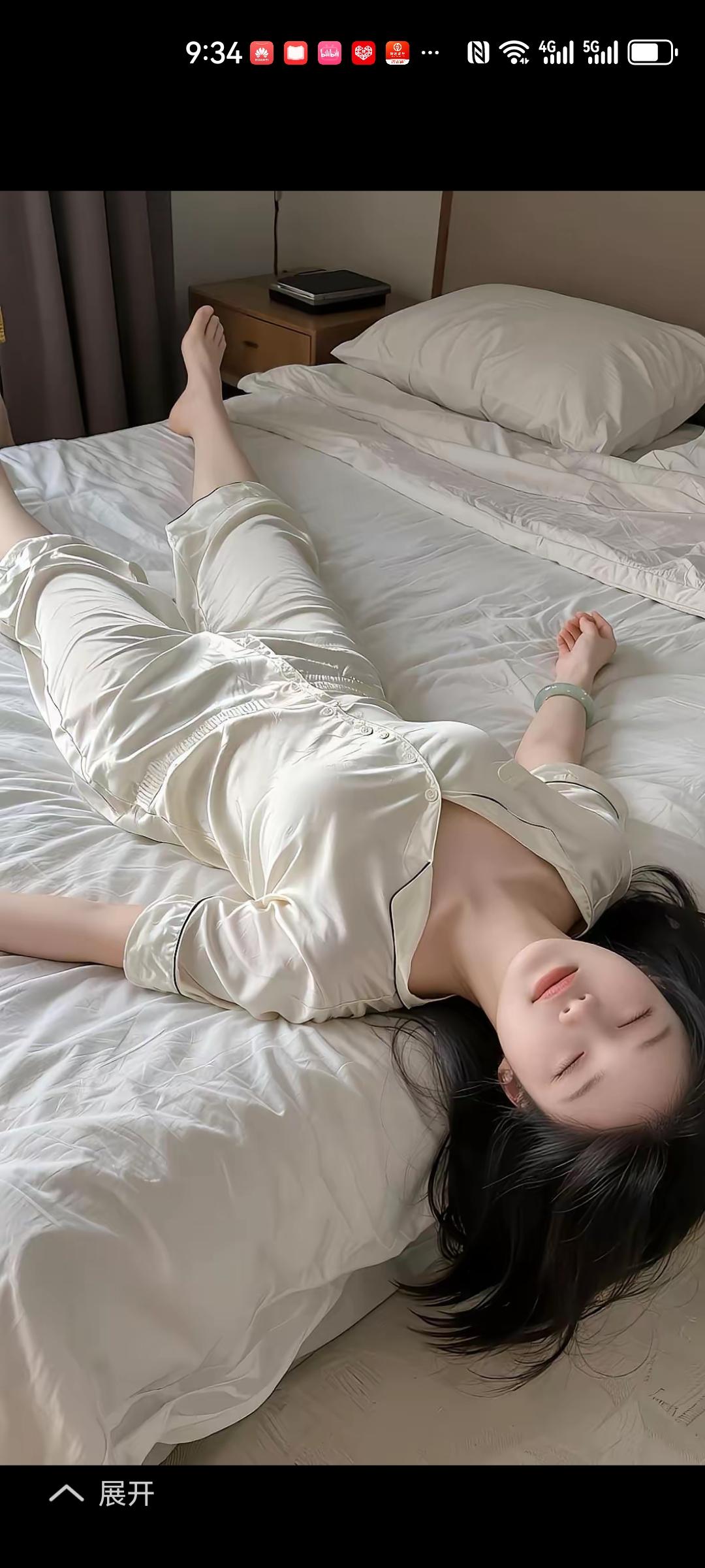 都说女人睡觉的时候，才是最美的时刻……