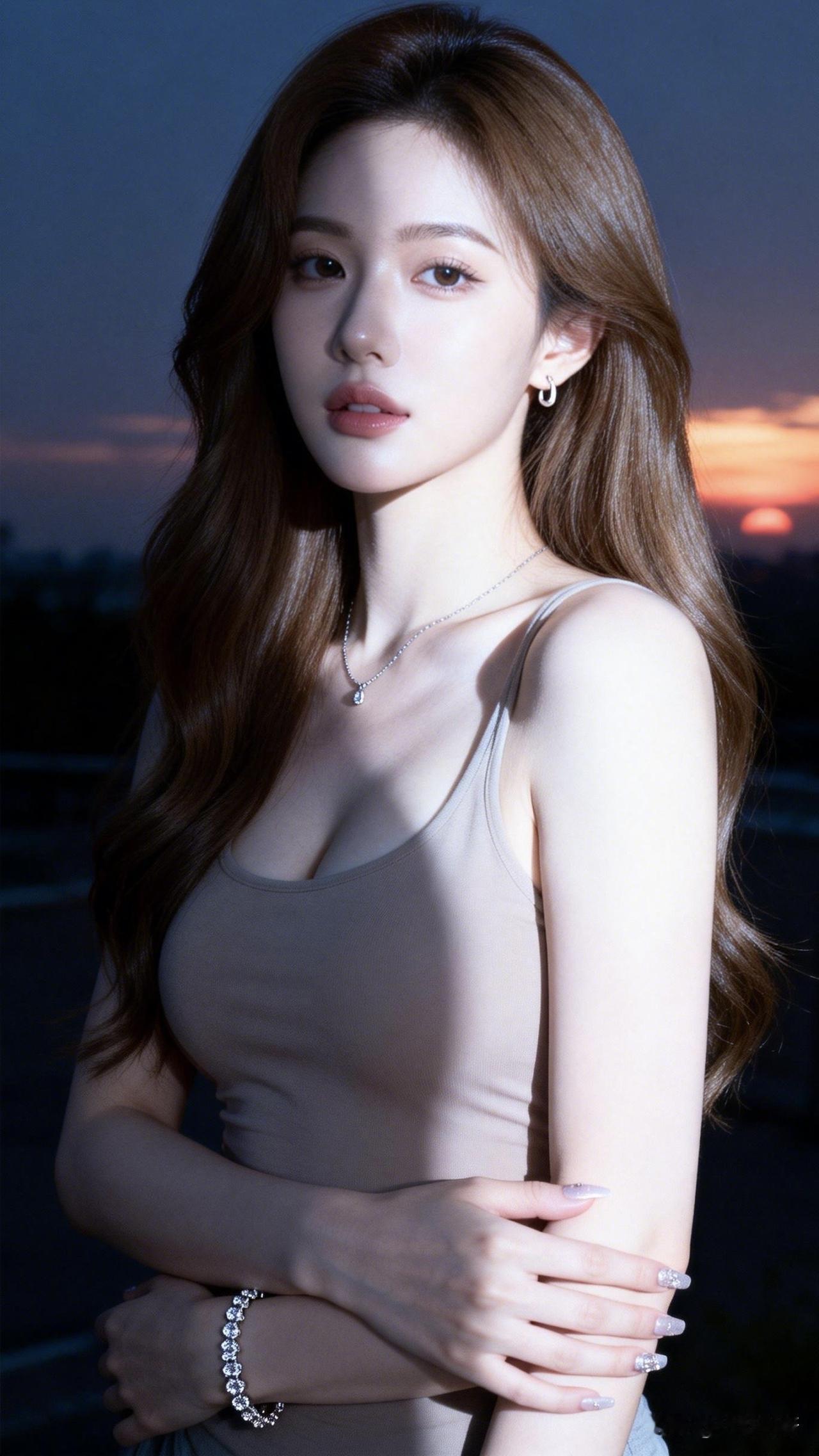 ：说到美女，谁不爱呢？我如今看见美女，也不住多欣赏几眼！觉得不够完美，就帮她批一