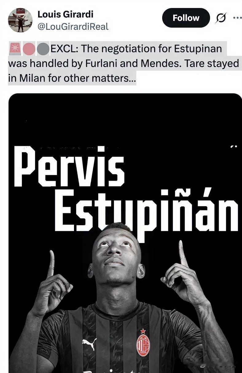 弗拉尼会计又被米兰球迷喷了。埃斯图皮尼安的转会是弗拉尼会计一手操作的，塔雷因为有