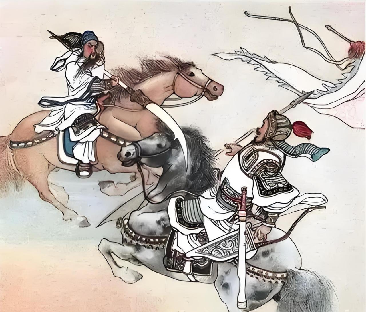 三国演义连环画：这位大将是谁？被关羽斩了！可能是这五将之一。一、蔡阳二、秦琪