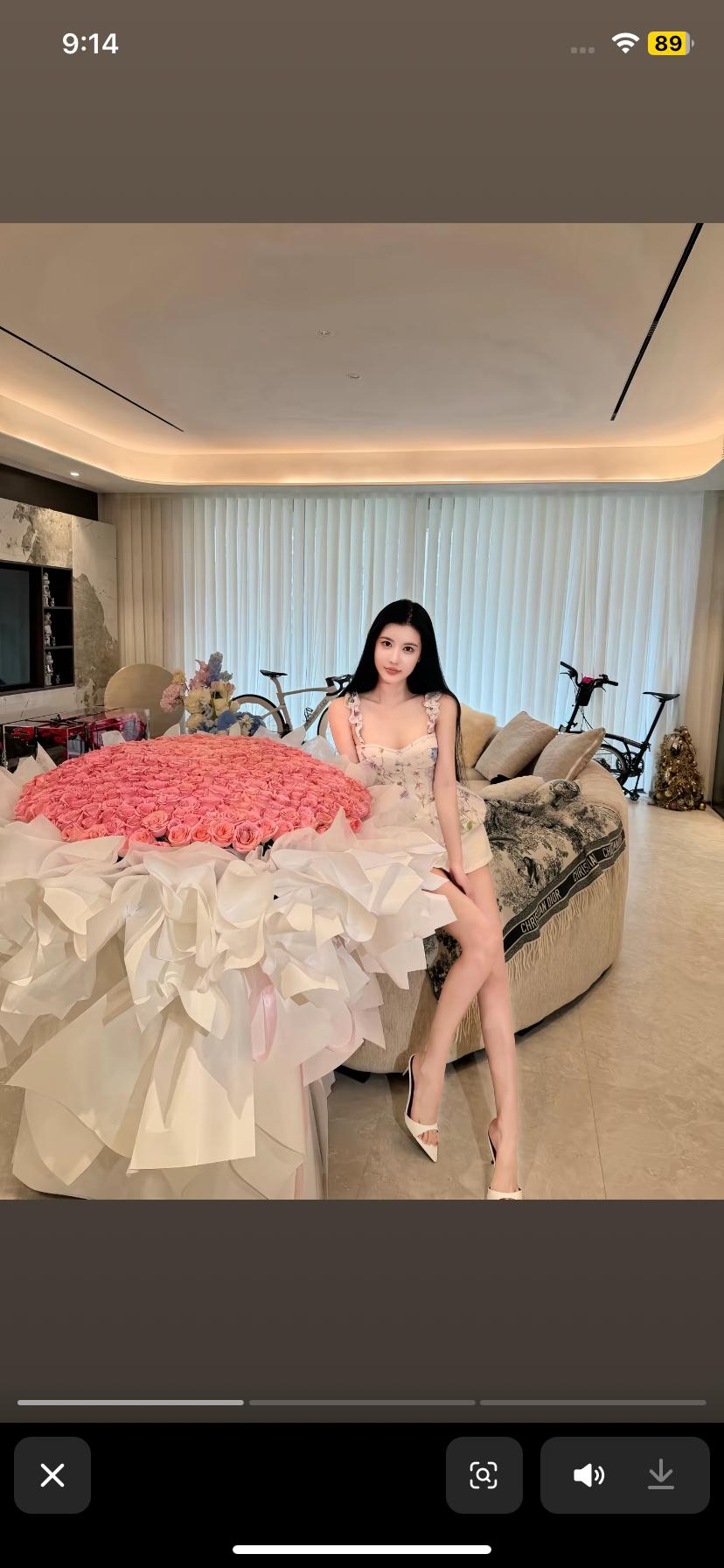 仙女下凡吗，太美了宛若仙女美女女神甜美甜妹