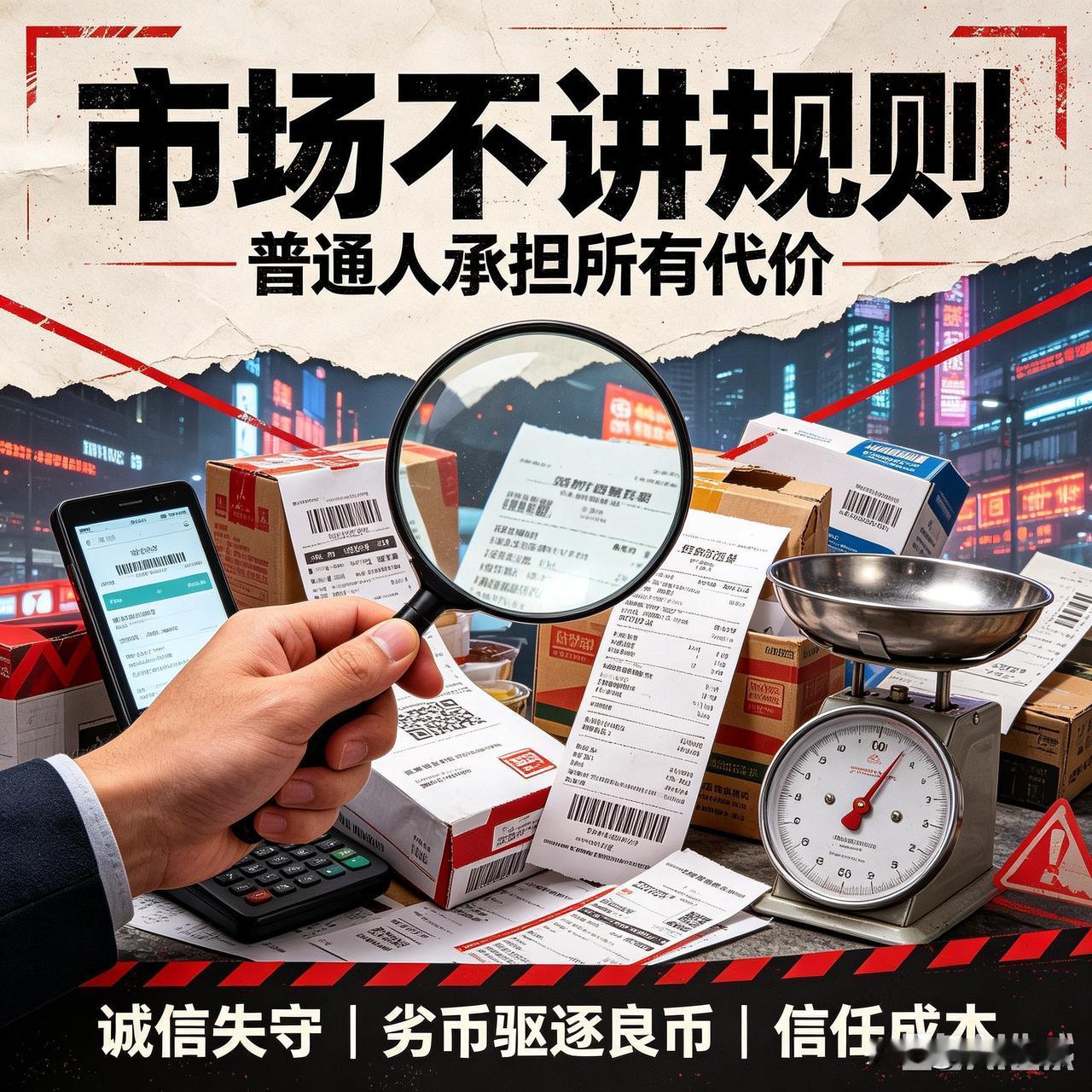 最磨人的不是物价高，是市场越来越不讲规则，普通人默默承担所有代价不知道大家有