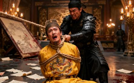 公元904年，唐昭宗在长安寝殿中被朱温部下堵截，一根粗麻绳死死缠绕其脖颈，最终被