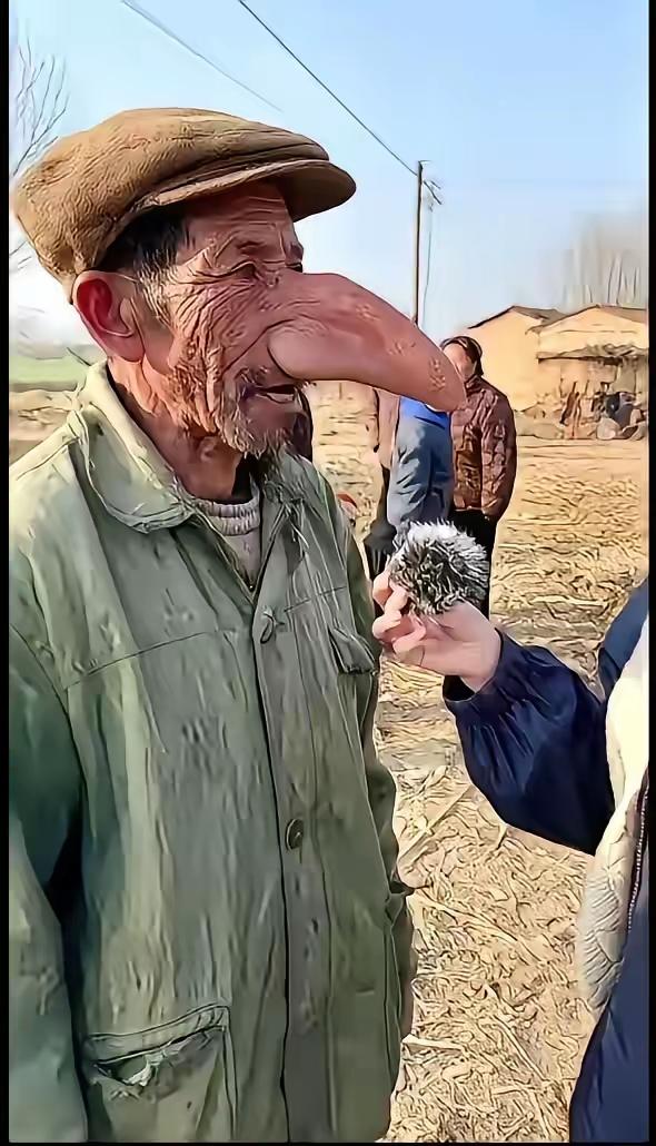 我去这是格格巫吗？这么大的鼻子[捂脸哭]