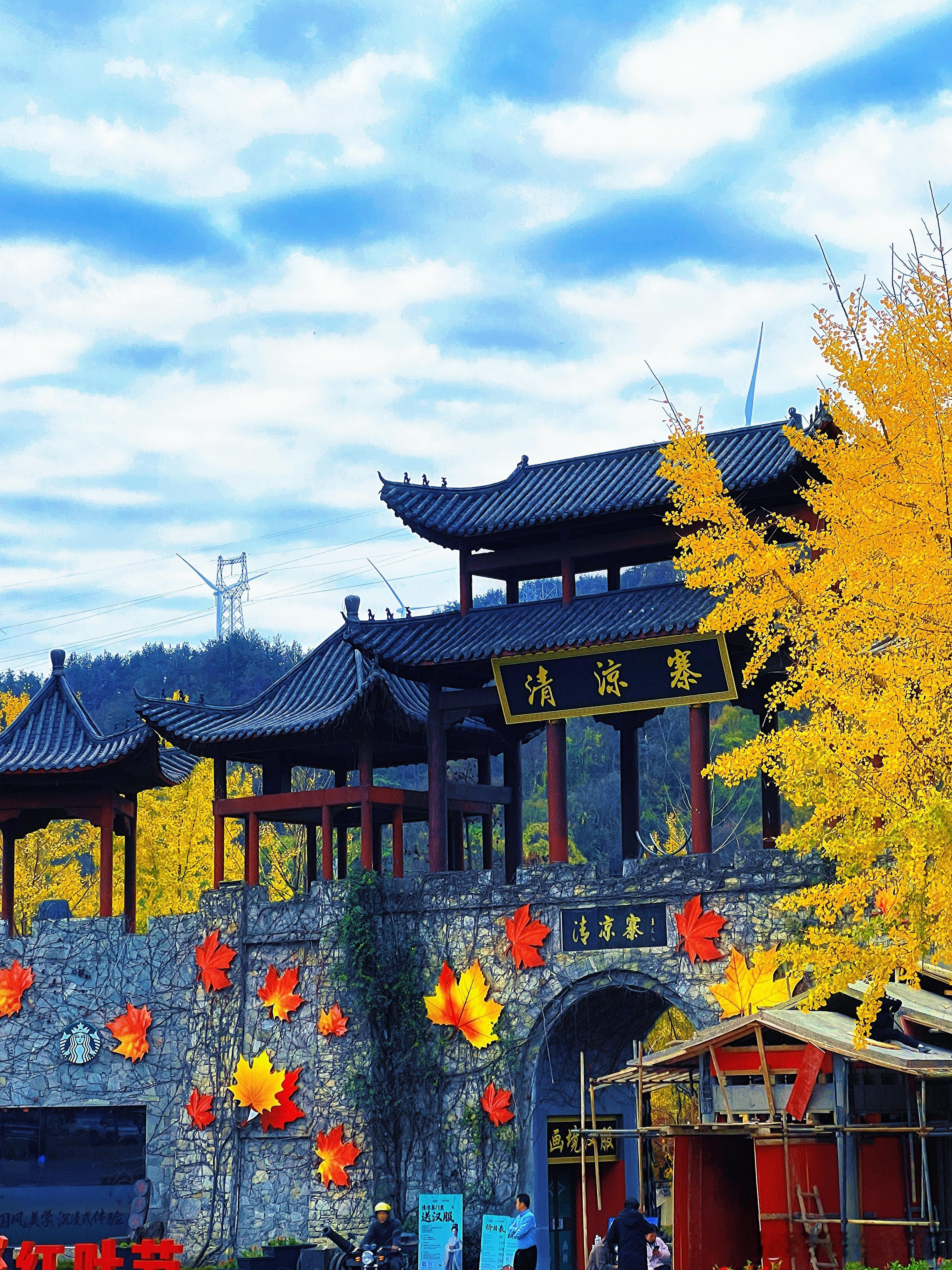 清凉寨赏秋攻略|红枫、银杏杀疯了刚从清凉寨回来，5000亩红叶➕古银杏真的美到