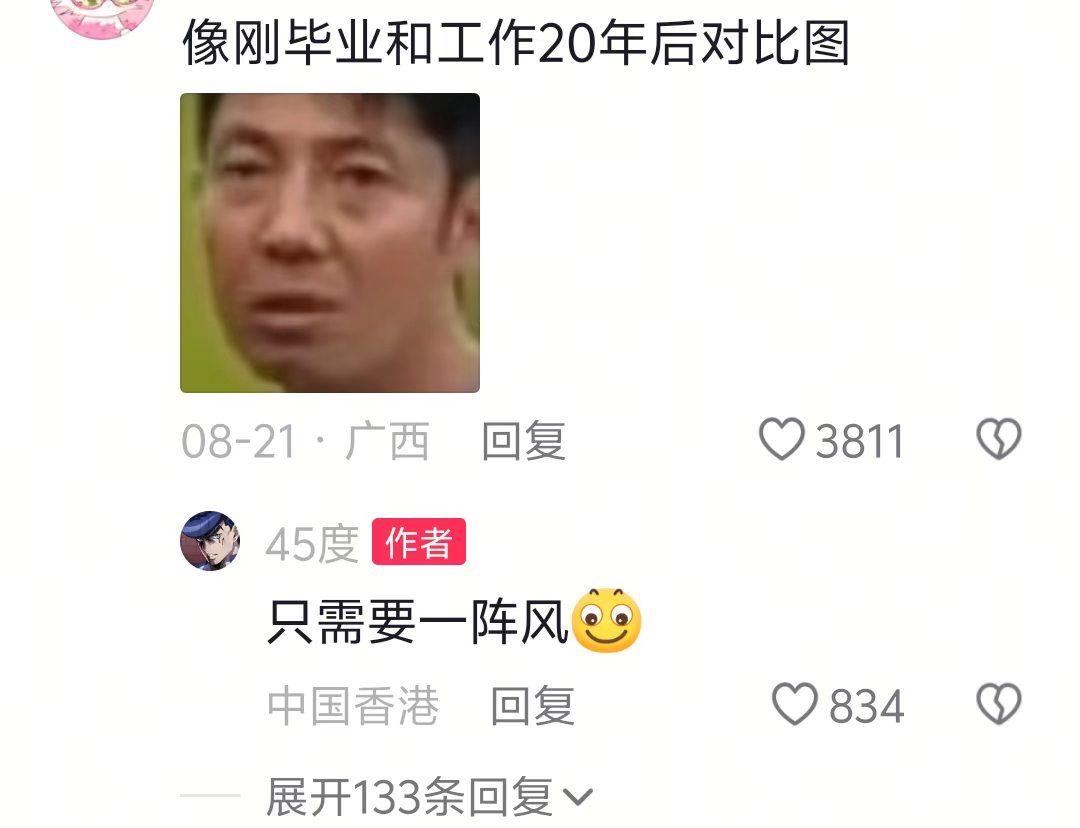 还以为是减肥成功后的对比​​​