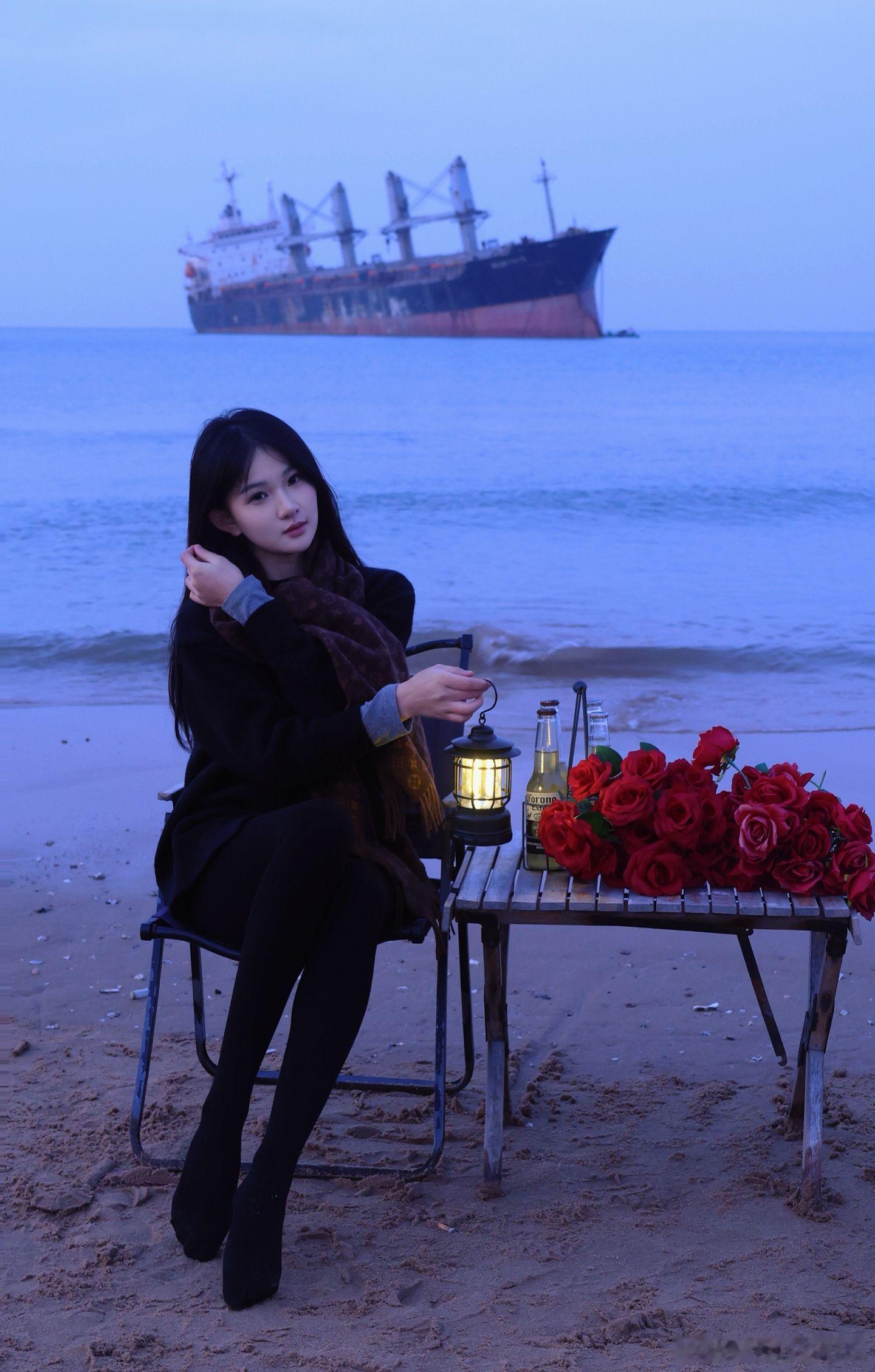 写真摄影日记威海边的厚黑美学美女绘梦长廊