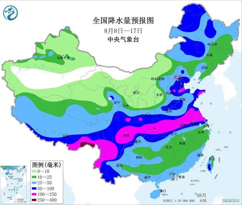 根据中央气象台预报，未来十天我国西南中东部、江汉中南部、江淮中北部、华北东部雨水