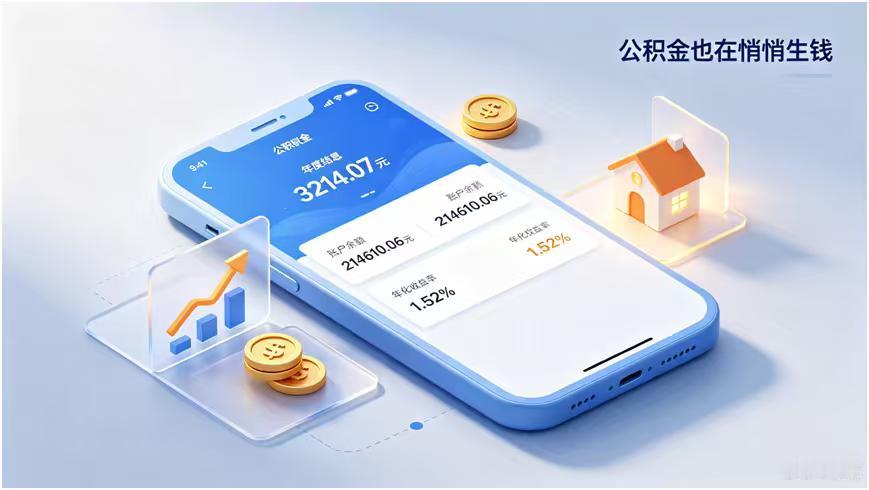 公积金账户暗藏一笔“小收入”，收益让人惊喜前段时间，查询了朋友的住房公积金账户